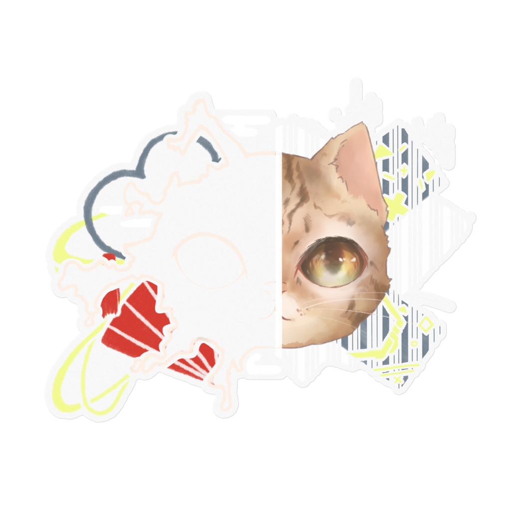 ステッカー ティガーさんVer.