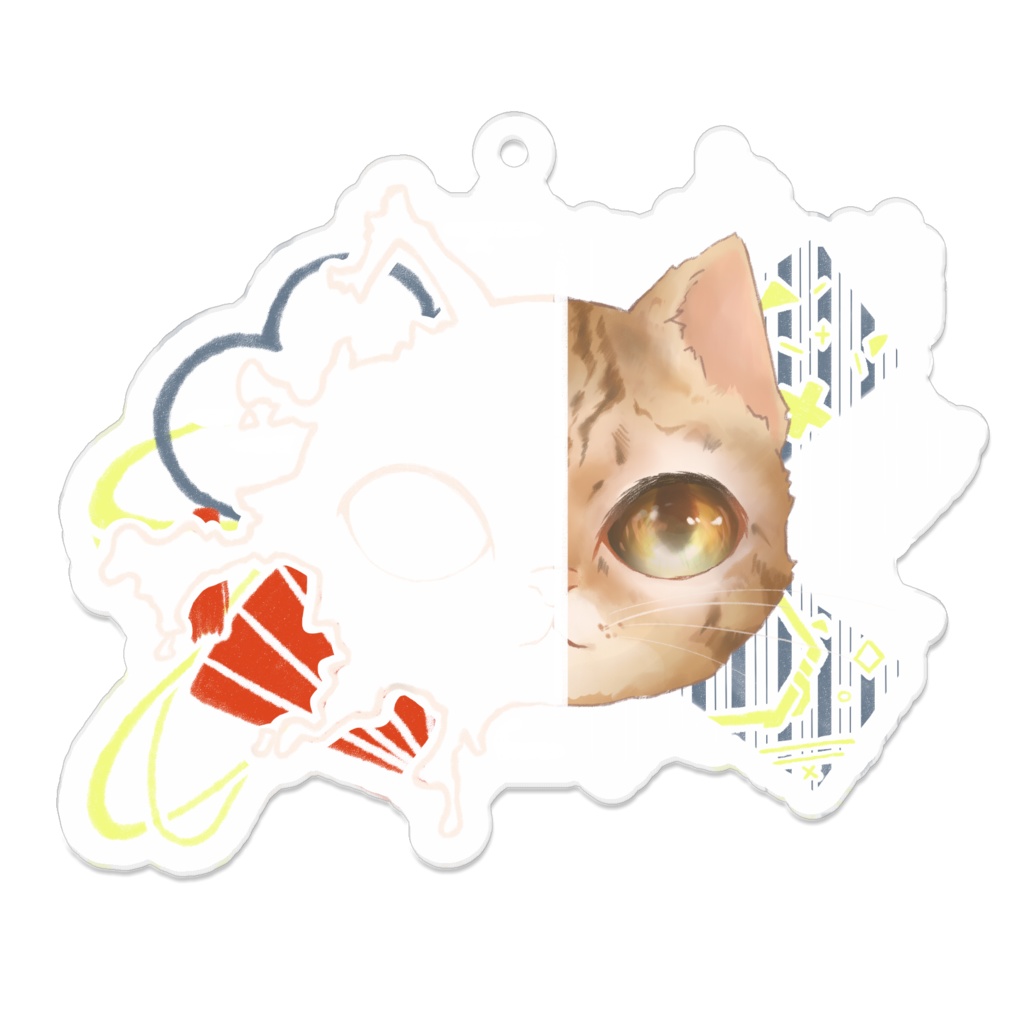 アクリルキーホルダー ティガーさんVer.