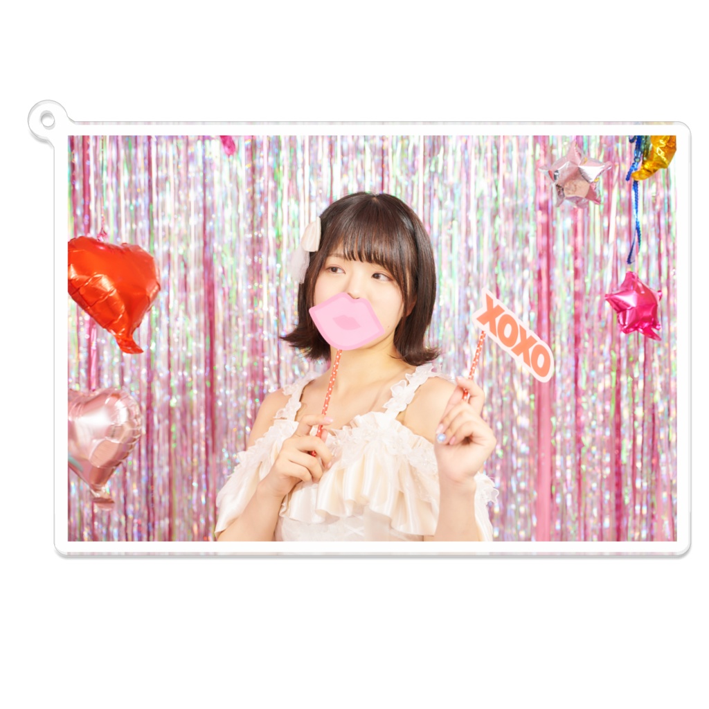 アクリルキーホルダー 白ドレスVer.