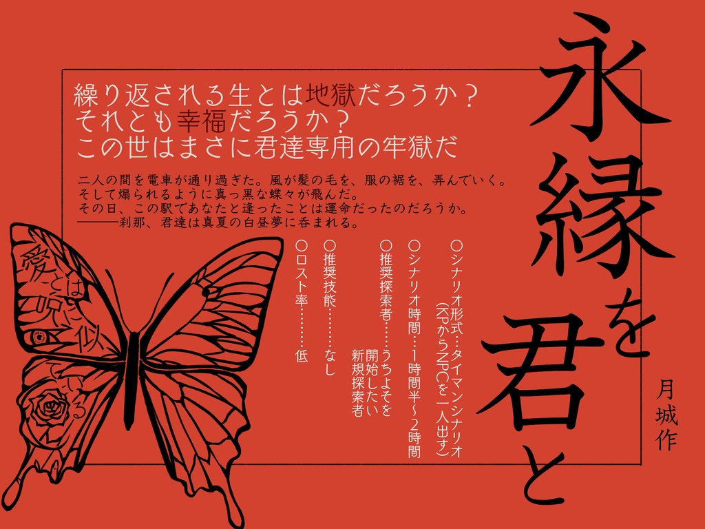 【CoCシナリオ集】そこに探索者がいた(書籍版購入者特典データ)