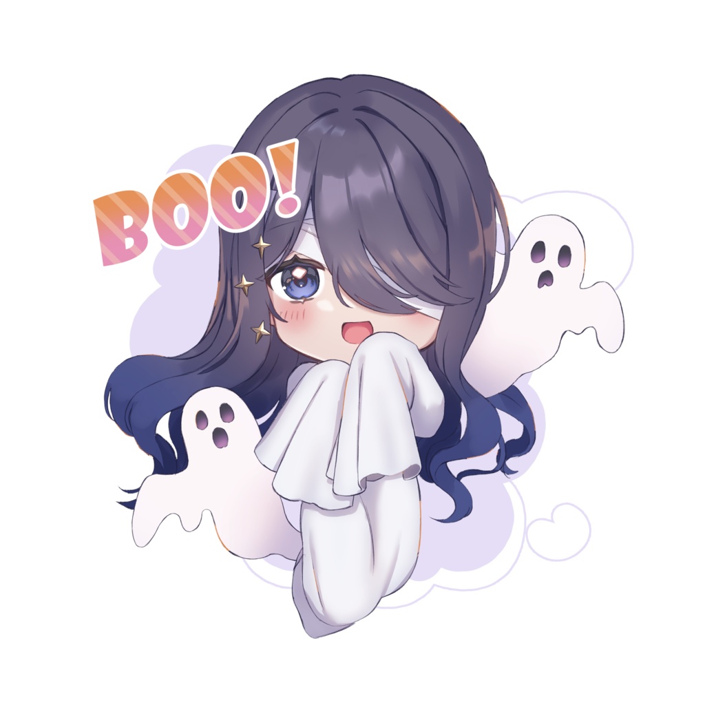 おねむおばけ缶バッチ