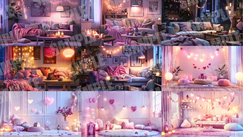 【背景49枚】バレンタイン(ゲーム/Vtuber/TRPG etc)