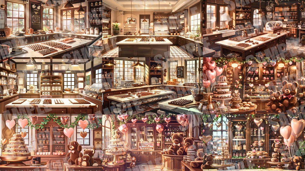 【背景49枚】バレンタイン(ゲーム/Vtuber/TRPG etc)