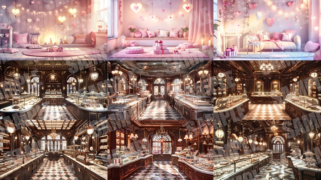 【背景49枚】バレンタイン(ゲーム/Vtuber/TRPG etc)