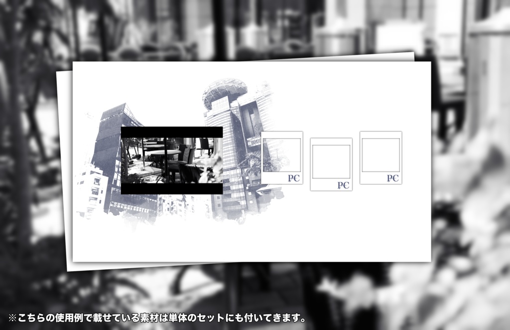 【ココフォリア部屋素材】シンプルに飾る部屋素材《SPLL:E119891》