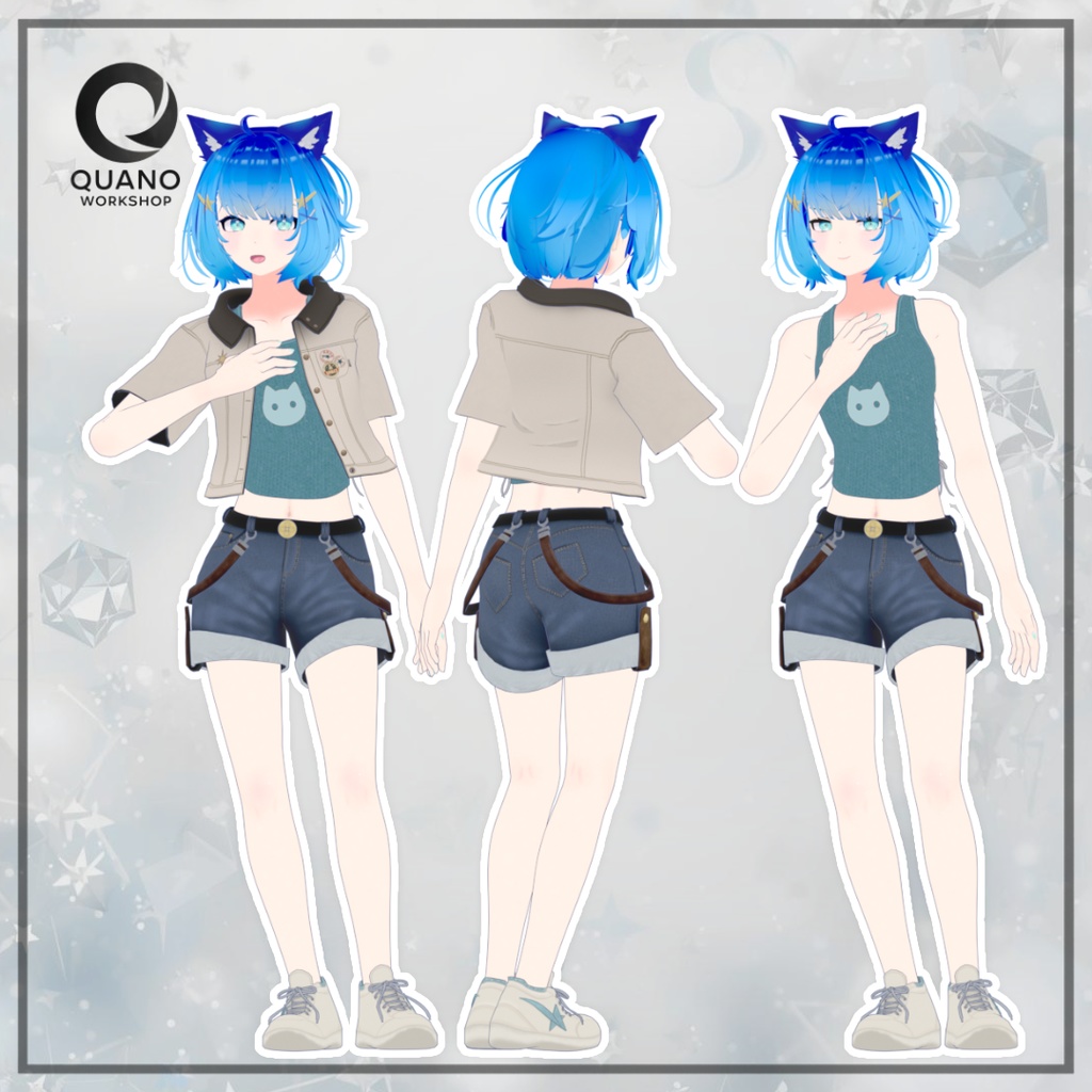 星乃めく オリジナル3Dアバター(Quest対応)