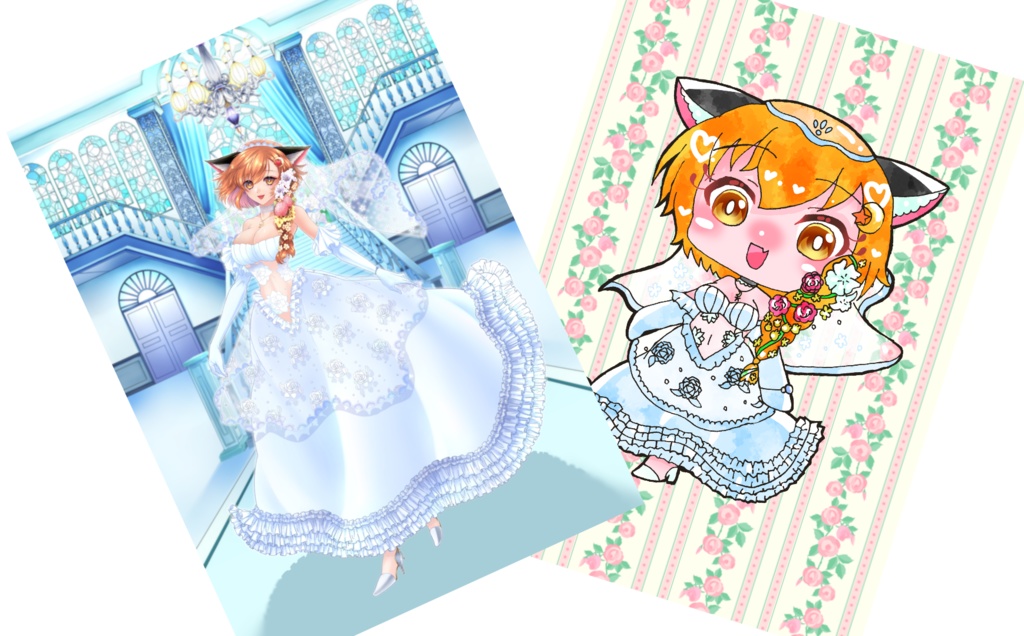 月陽まにバースデー2023グッズその1　クリアファイル