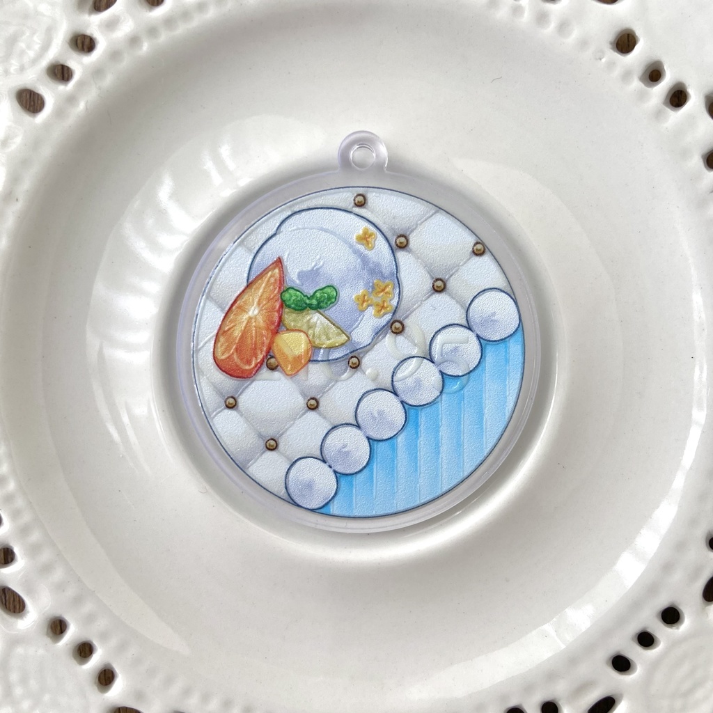 初期刀イメージケーキ アクリルキーホルダー