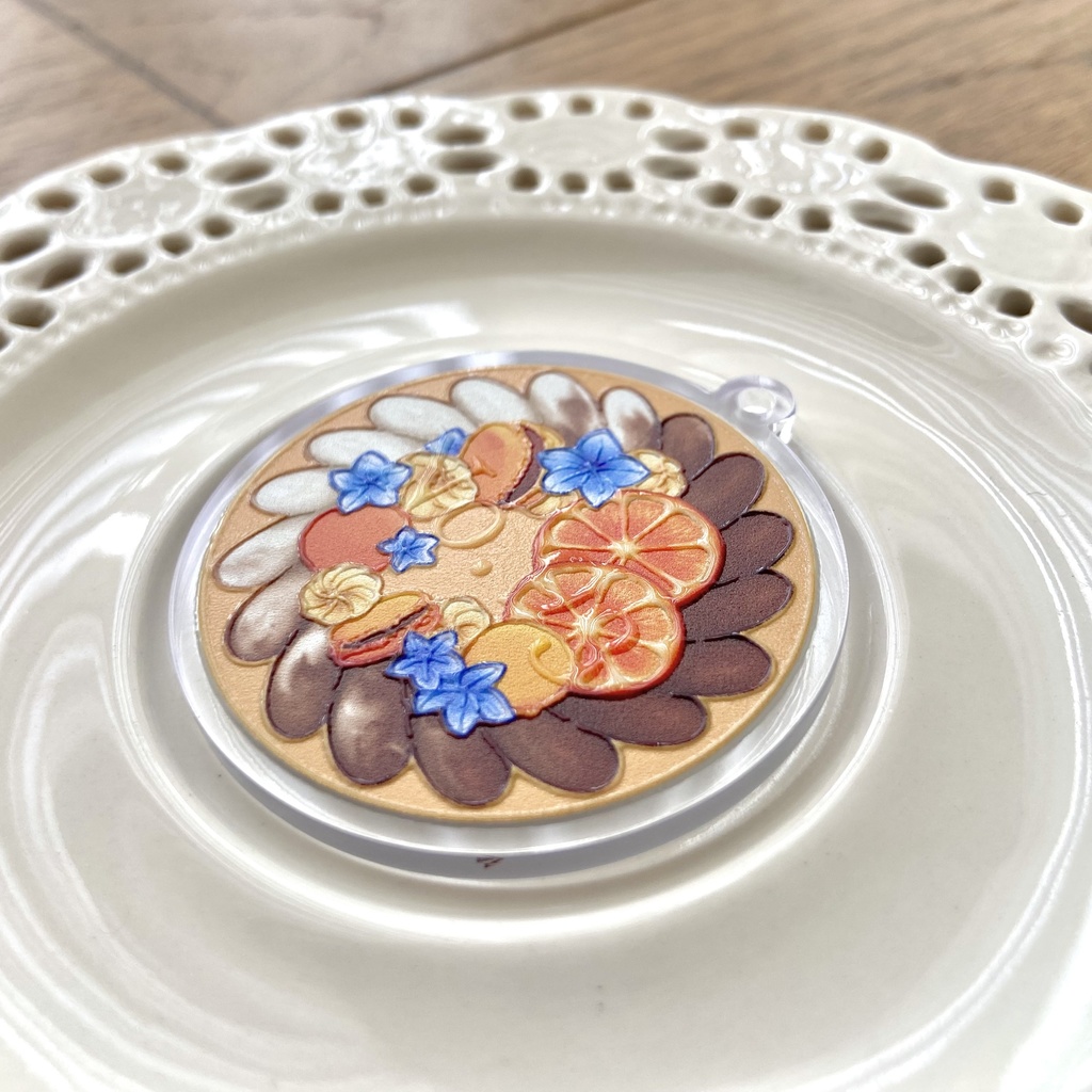 初期刀イメージケーキ アクリルキーホルダー