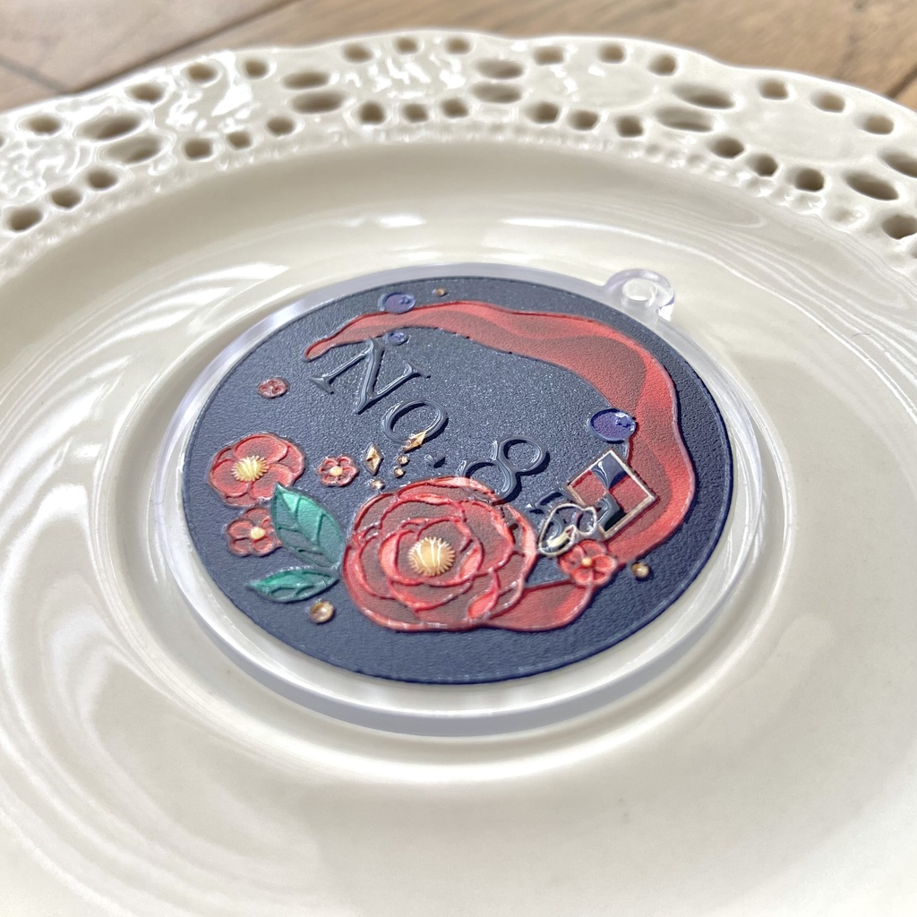 初期刀イメージケーキ アクリルキーホルダー