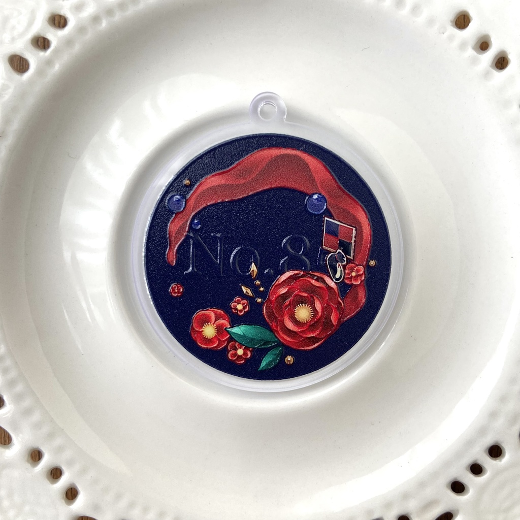 初期刀イメージケーキ アクリルキーホルダー