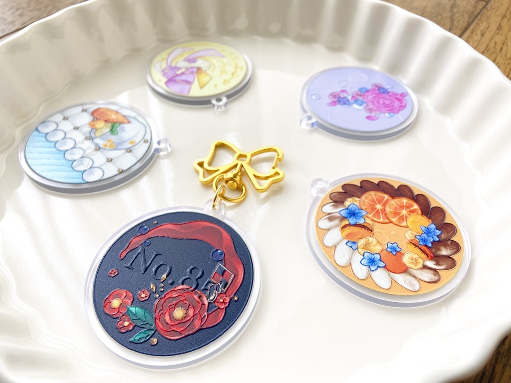 初期刀イメージケーキ アクリルキーホルダー