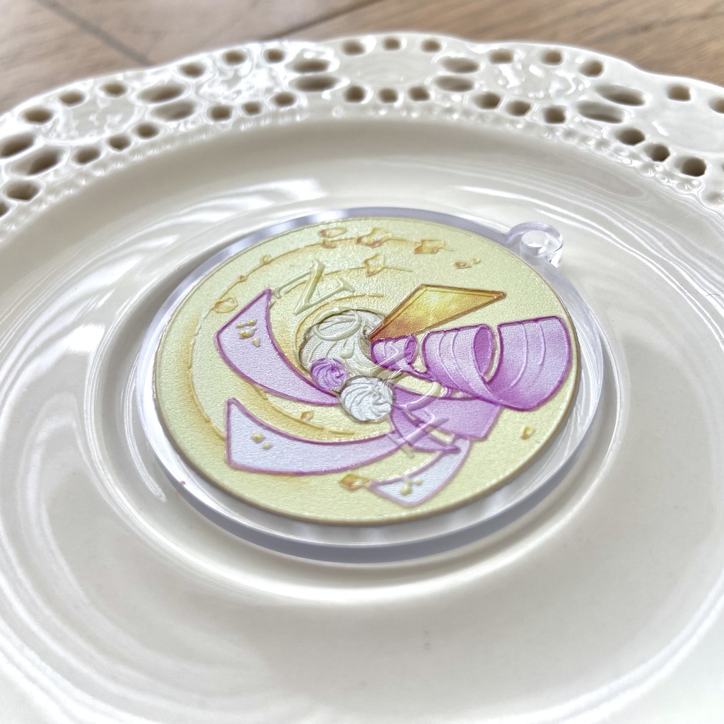 初期刀イメージケーキ アクリルキーホルダー