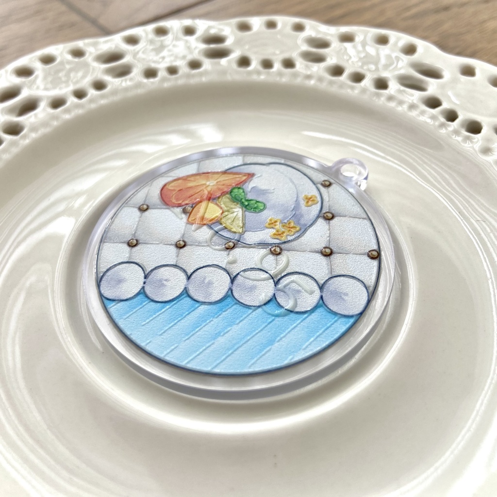 初期刀イメージケーキ アクリルキーホルダー