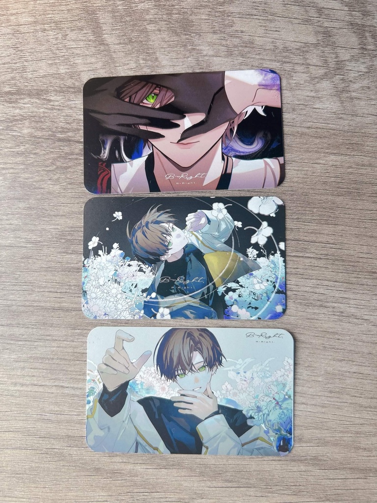 【セット】ぶらいとのイラストカード×3枚