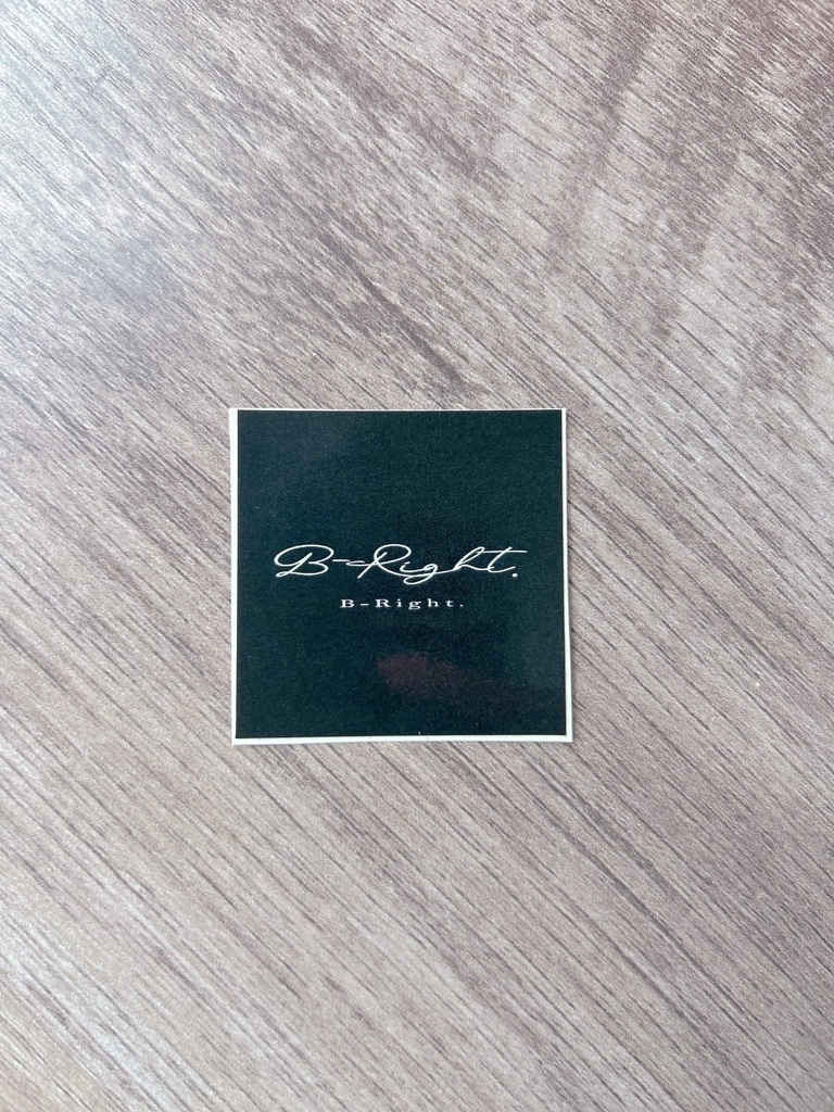 【単品】ぶらいとのステッカー(BK)