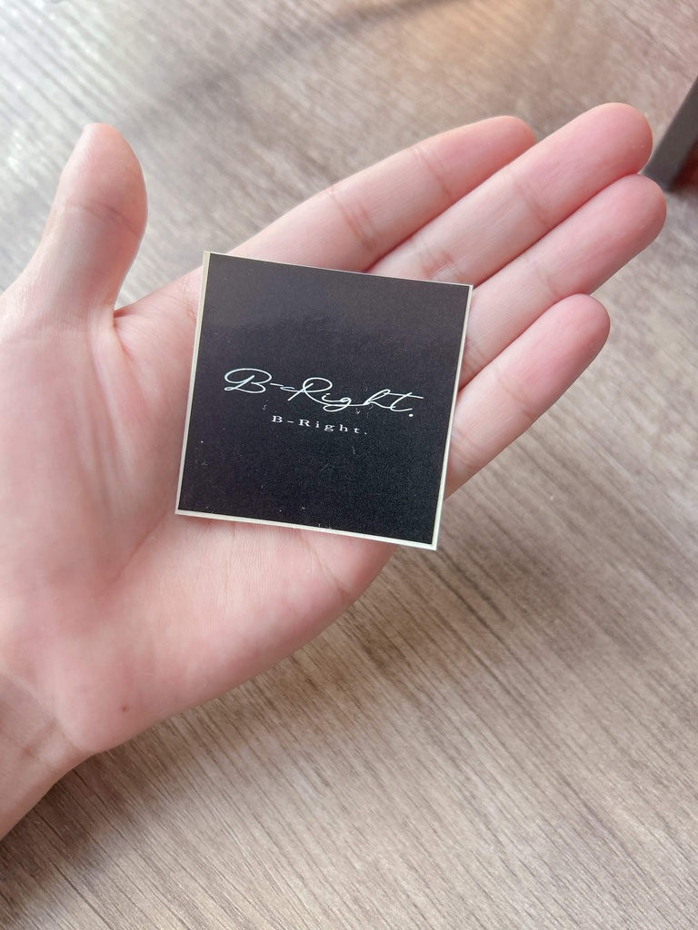 【単品】ぶらいとのステッカー(BK)