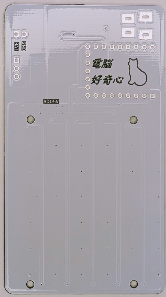 電池駆動するNeoPixel制御ボード Ver.2.1