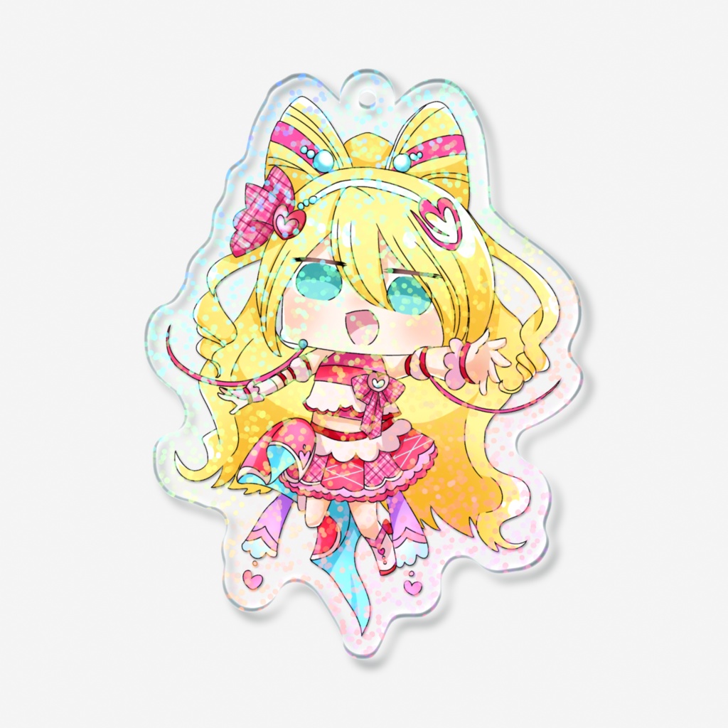 キュアアイドル　ホログラムアクリルキーホルダー
