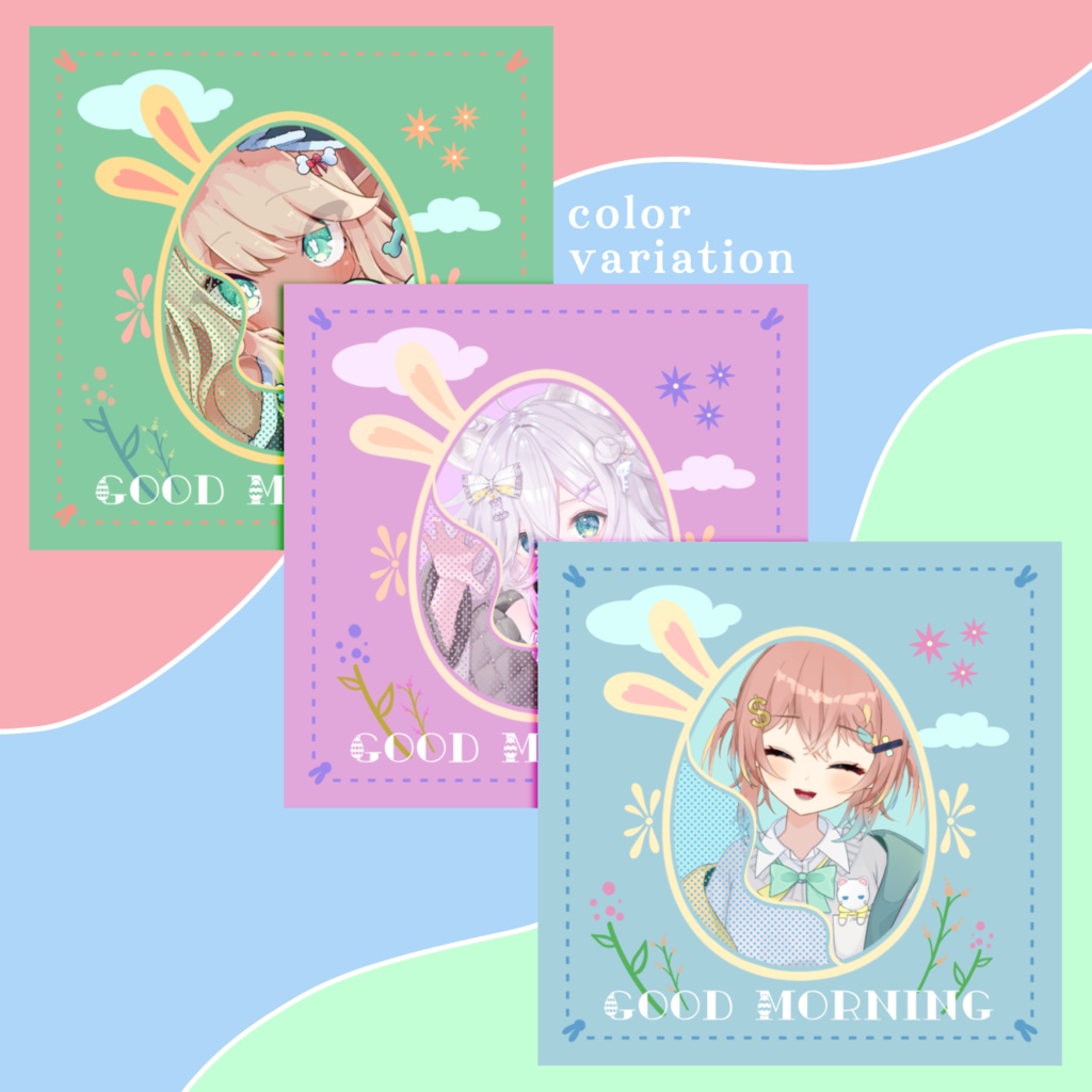 【VTuber向け】イースターおはようVTuber【フリー素材】