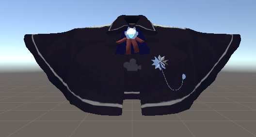 VRC、Unity用外套、マント