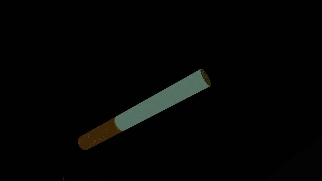 (全アバターMA対応)VRC想定アバターギミック タバコ、ライターセット 点火可能