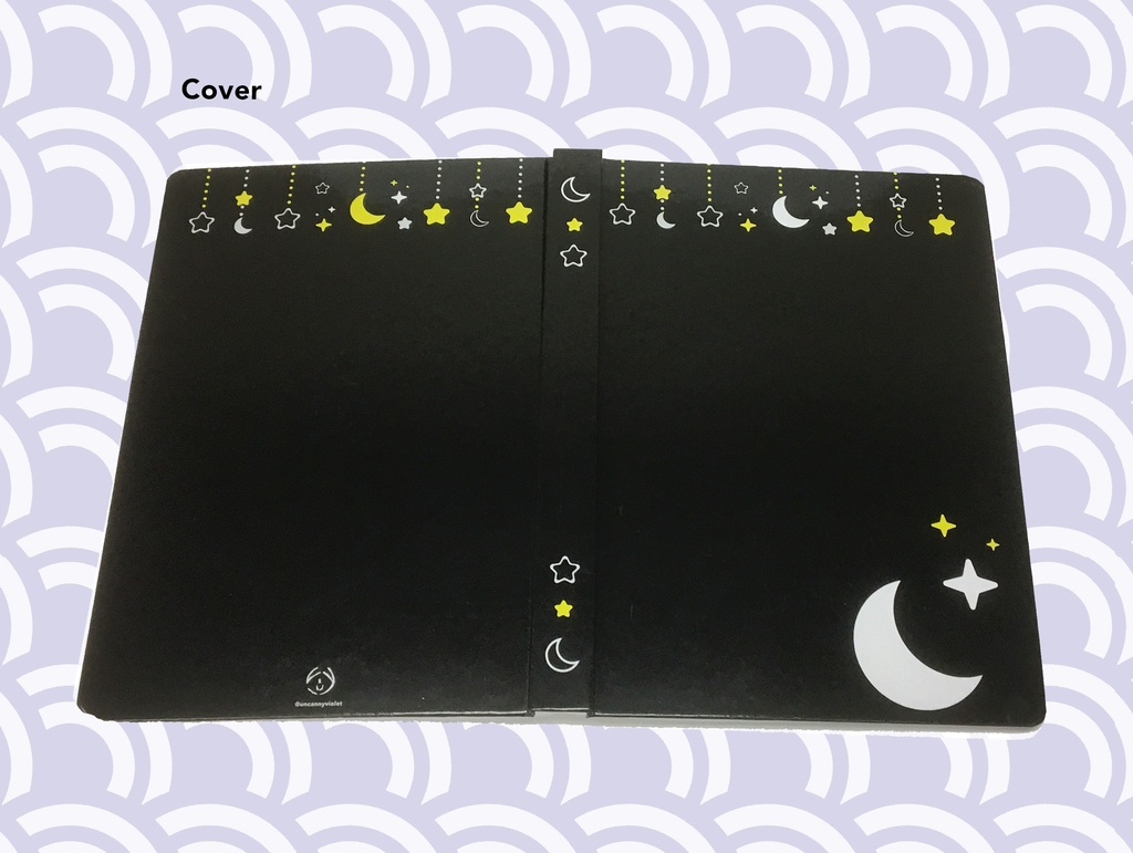 Notebook / Sketchbook - Starry Garland and Snow Bun Buds