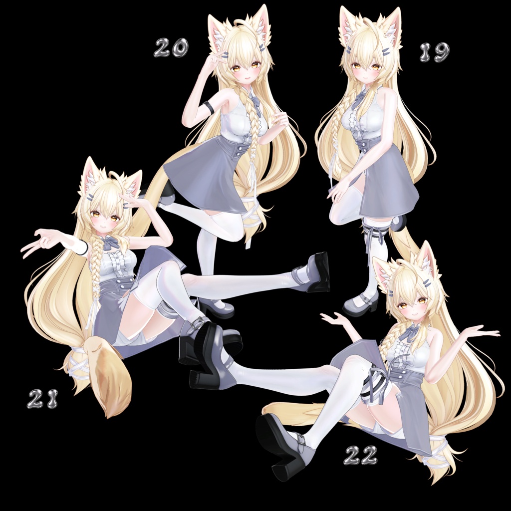 SALE!♦FREEあり✧🅚🅜🅢🅔🅧🅨✧KIME POSE SET40種♥APL対応!♥