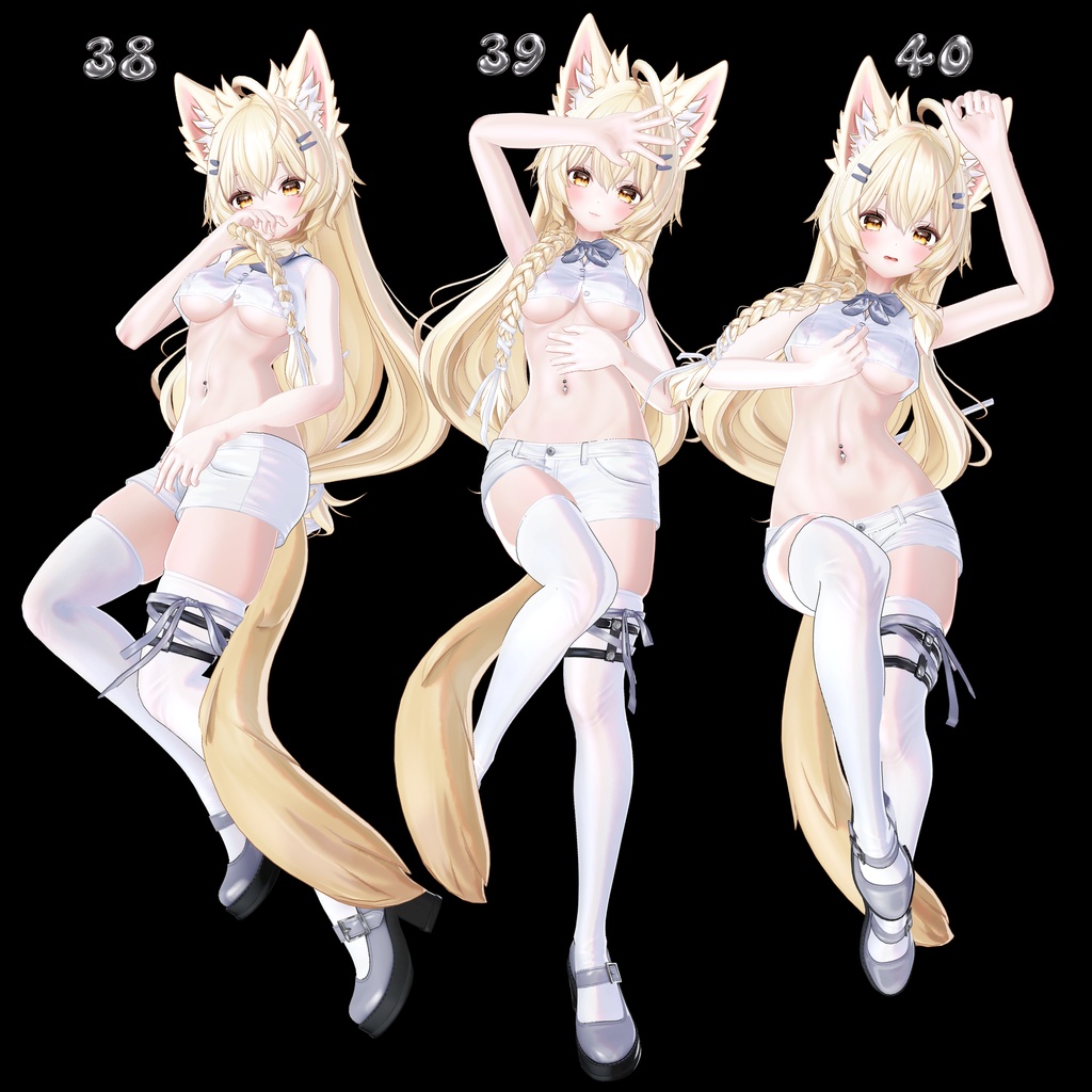 SALE!♦FREEあり✧🅚🅜🅢🅔🅧🅨✧KIME POSE SET40種♥APL対応!♥