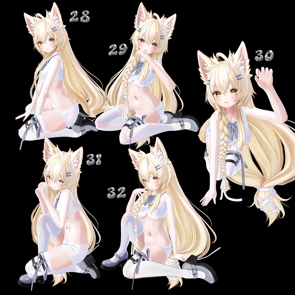 SALE!♦FREEあり✧🅚🅜🅢🅔🅧🅨✧KIME POSE SET40種♥APL対応!♥
