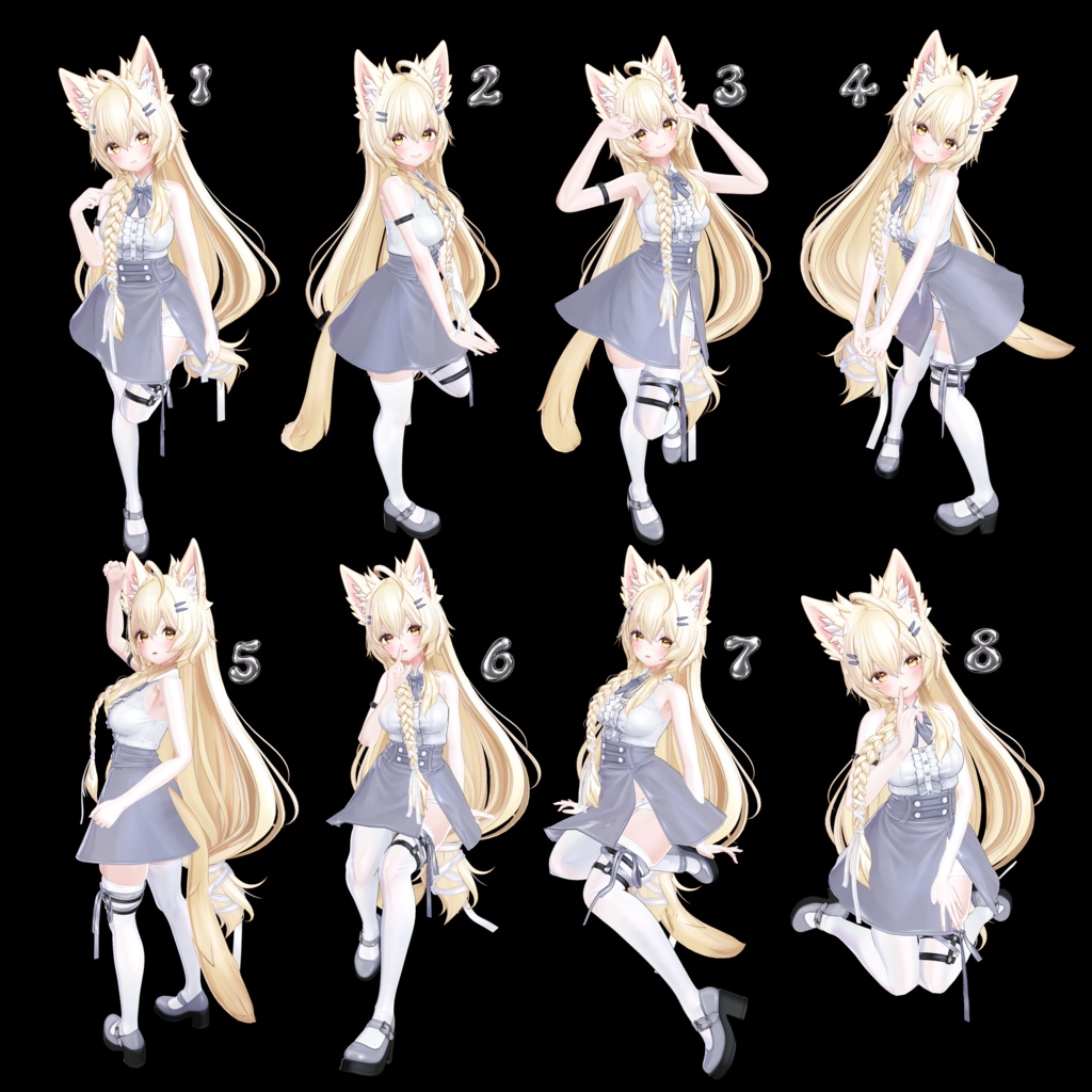 SALE!♦FREEあり✧🅚🅜🅢🅔🅧🅨✧KIME POSE SET40種♥APL対応!♥