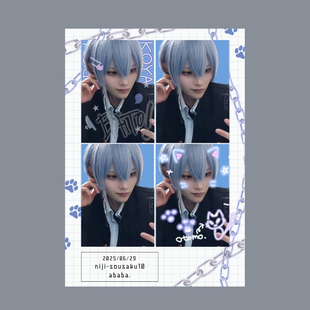 証明写真風 ミニブロマイド