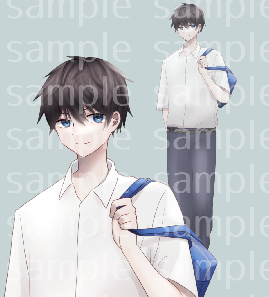男子学生の立ち絵【TRPG等】