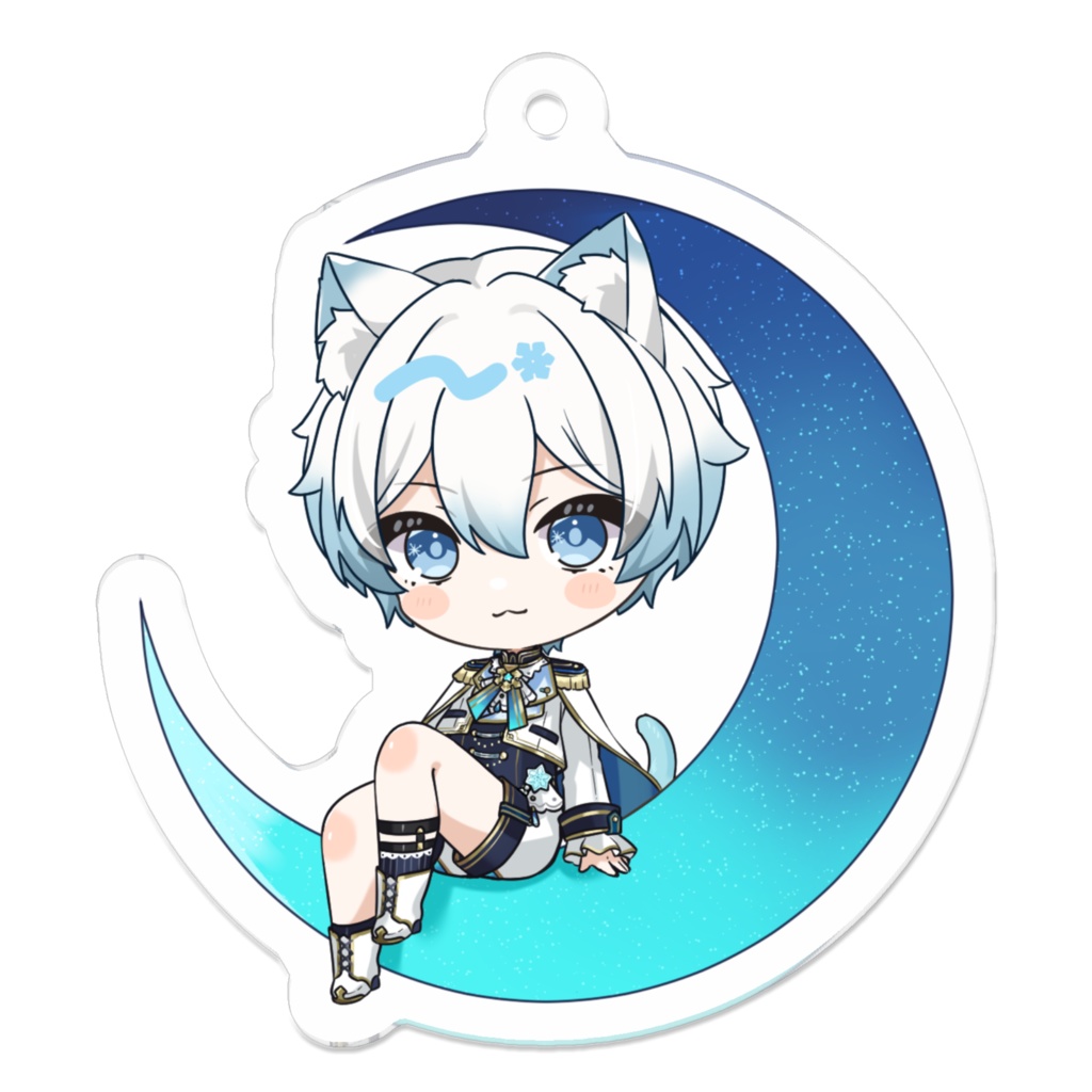 月光雪音2周年記念グッズ ちびキャラアクリルキーホルダー