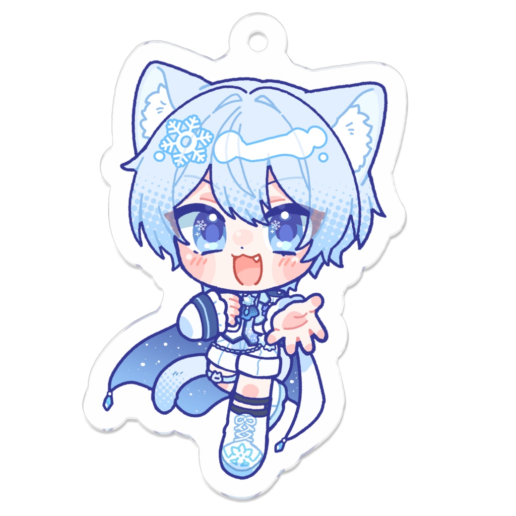 月光雪音 ちびキャラアクリルキーホルダー