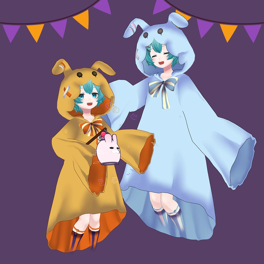【ギミック付き3D衣装】Horrabbit【17アバター対応】