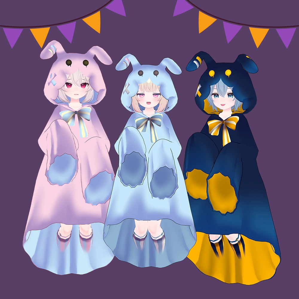 【ギミック付き3D衣装】Horrabbit【17アバター対応】