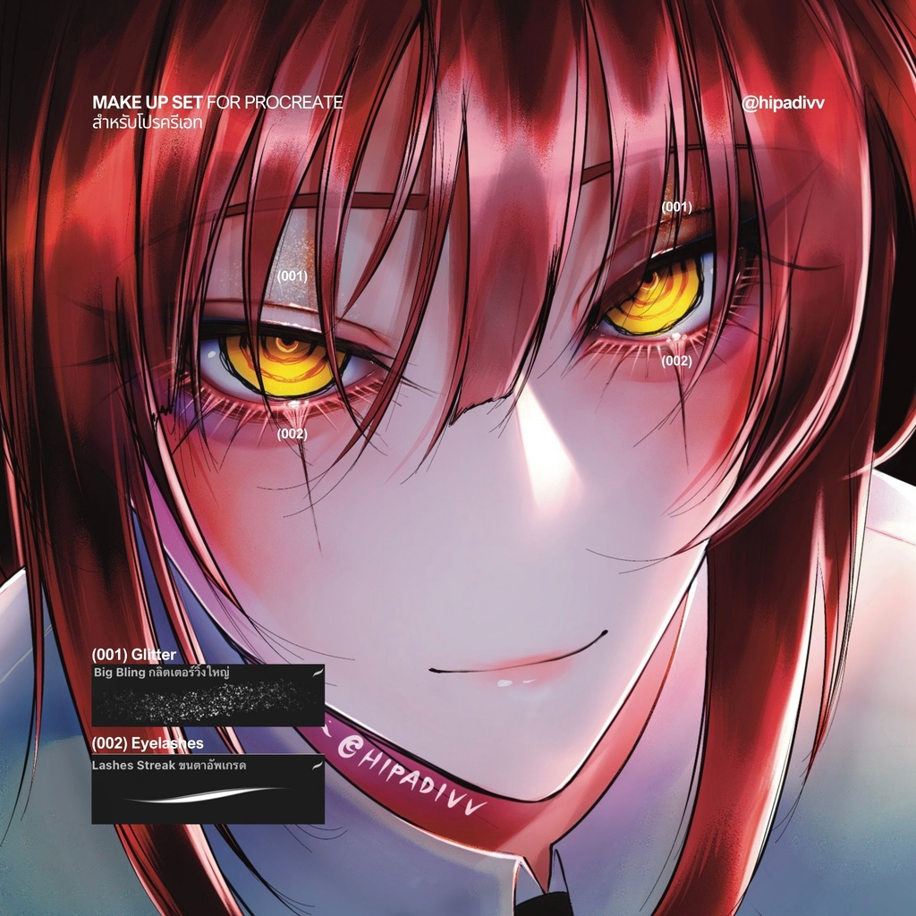 hipadivv Make Up Set for Procreate