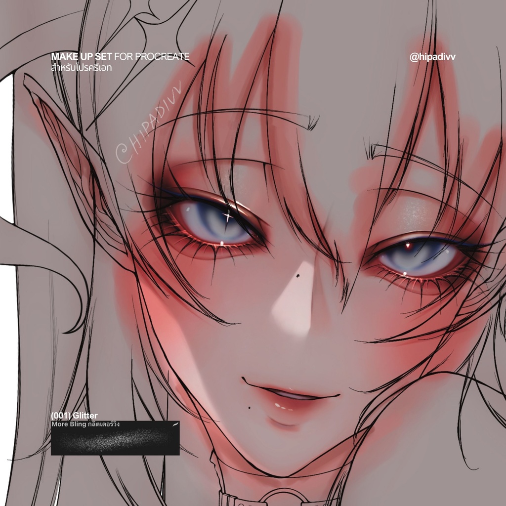 hipadivv Make Up Set for Procreate