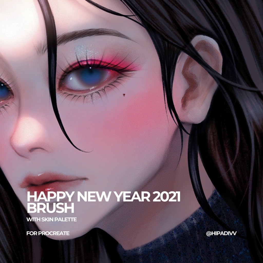 padivv HAPPY NEW YEAR 2021 + Skin Palette Package for Procreate
