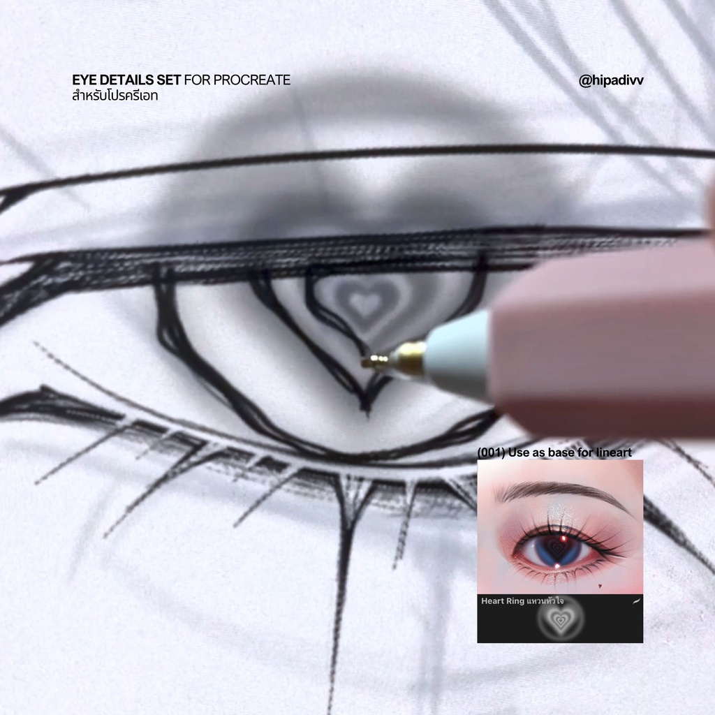 Eye Details Set for Procreate