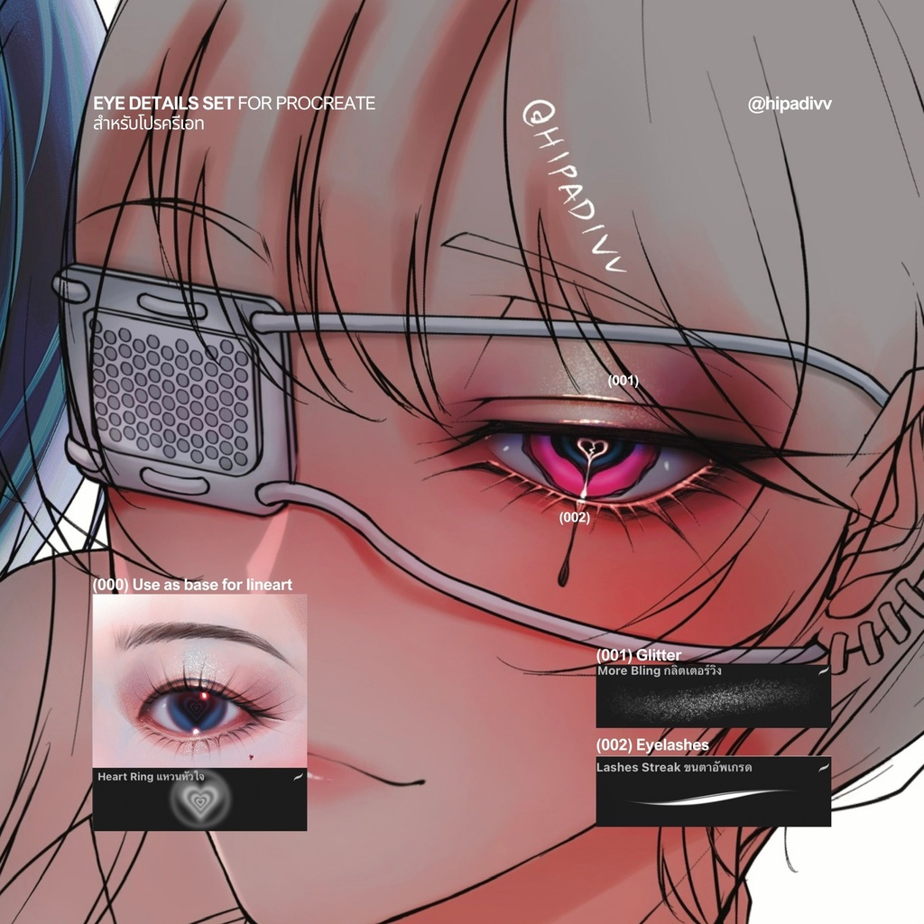 Eye Details Set for Procreate