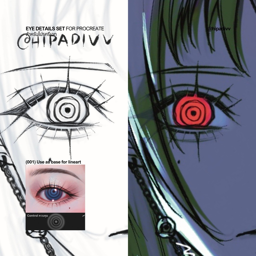 Eye Details Set for Procreate