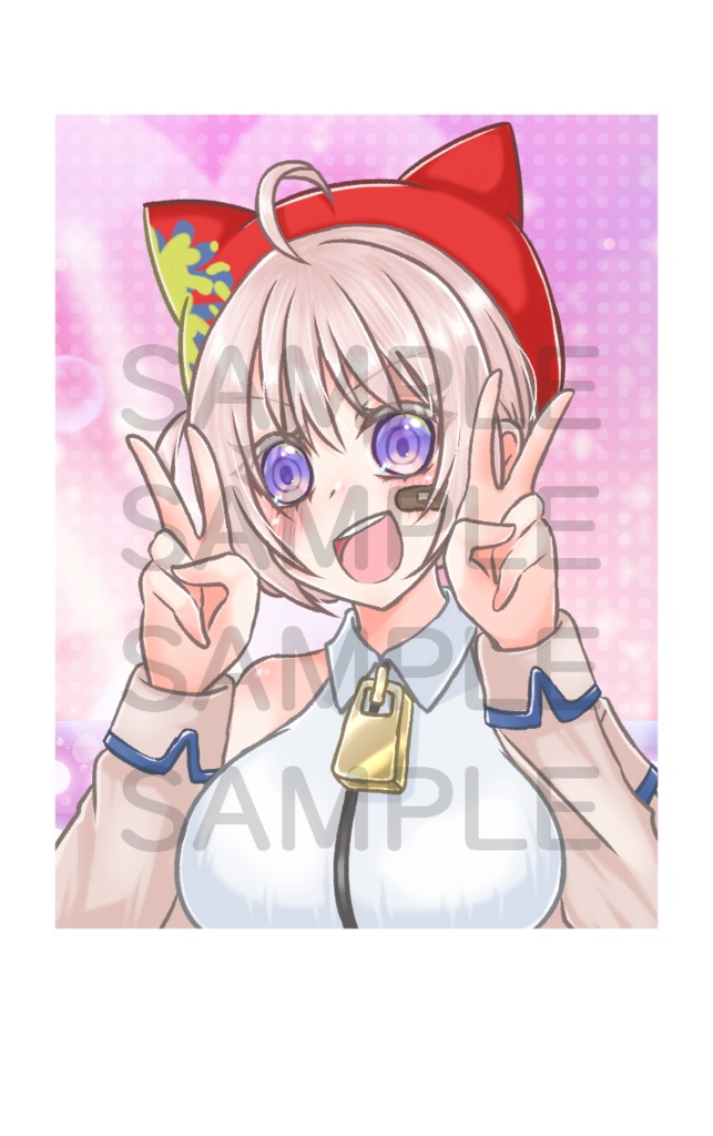 【C107】大代真白チェキ風カード