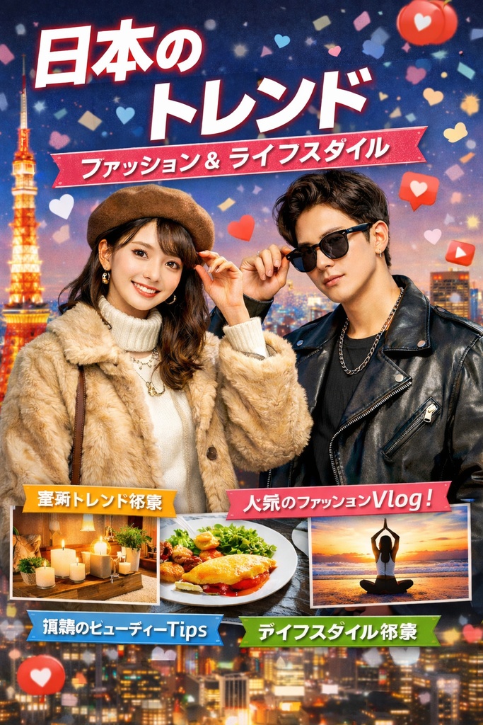 「日本のYouTubeトレンド（ファッション＆スタイル）（2026年1月4日〜1月10日）」