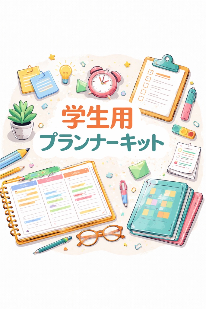 「学生用プランナーキット」または「学習計画キット」が自然です。