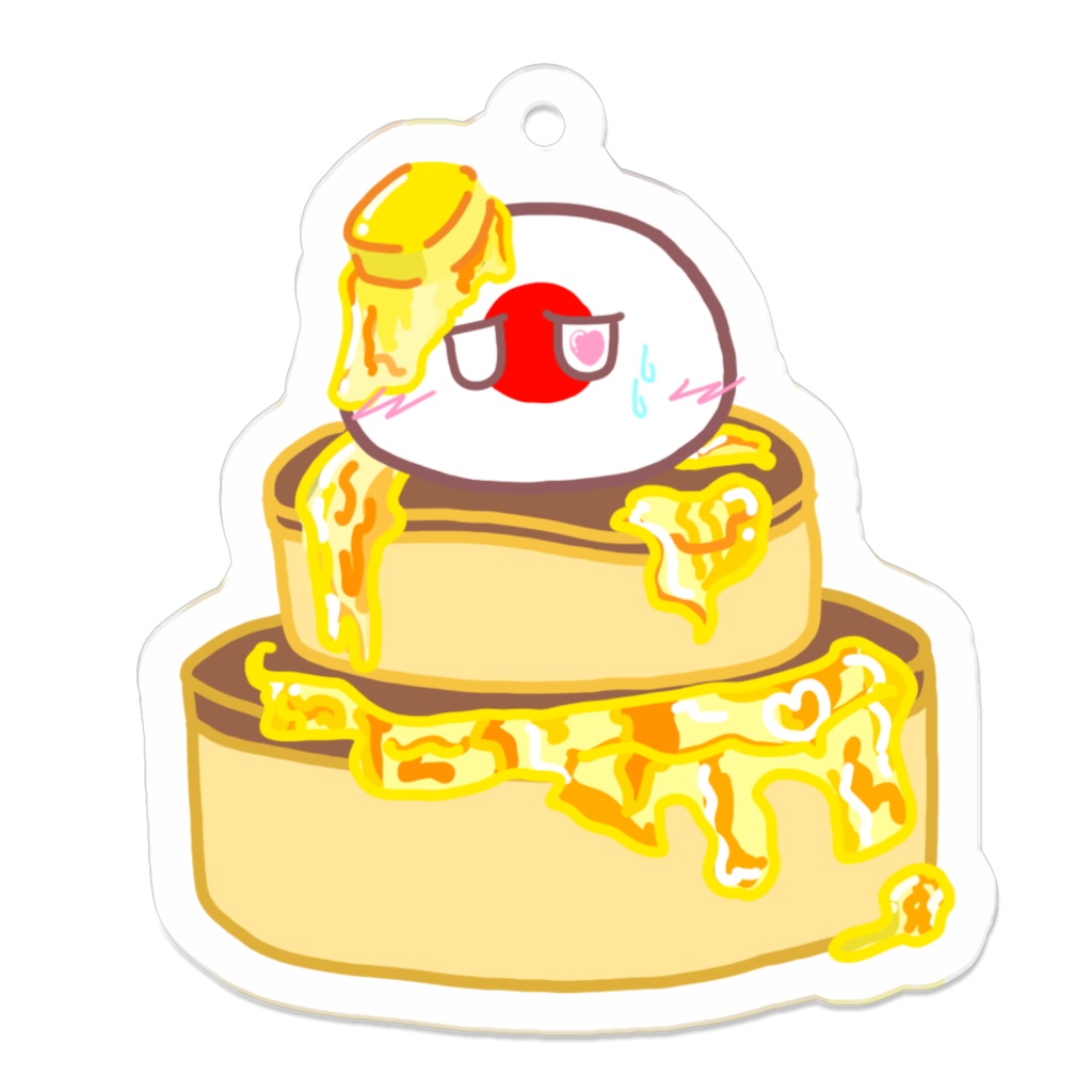 日本 ホットケーキ キーホルダー