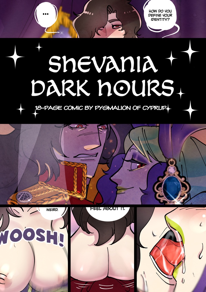 Shevania Dark Hours 1 TF/TG Comic