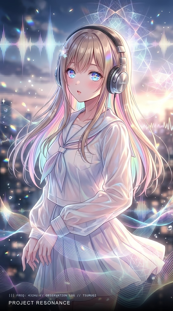【高画質CG集】紡の観測記録 - Visualized Frequencies Vol.1