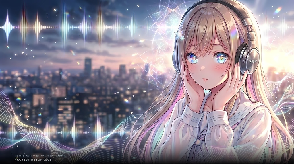 【高画質CG集】紡の観測記録 - Visualized Frequencies Vol.1